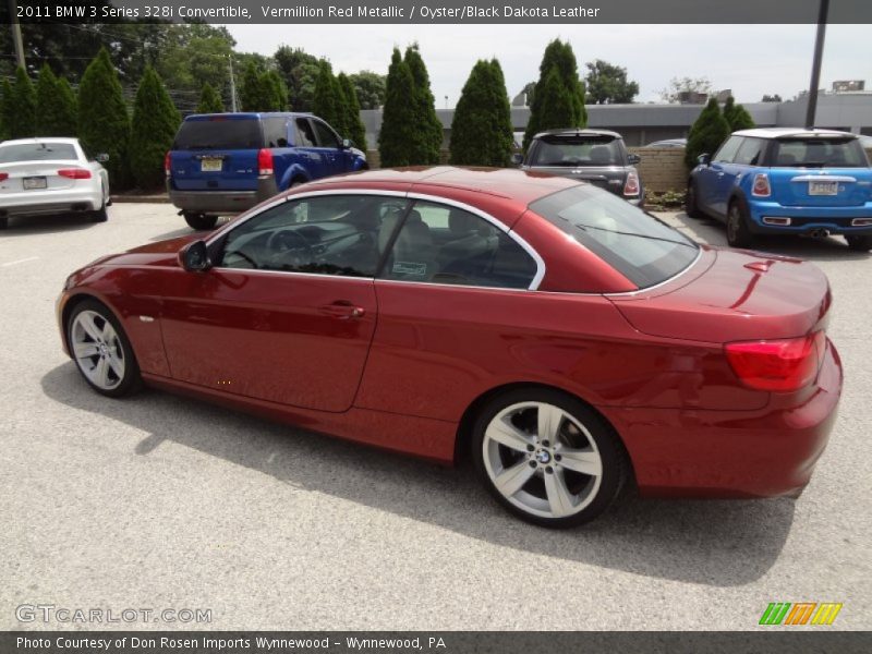 Vermillion Red Metallic / Oyster/Black Dakota Leather 2011 BMW 3 Series 328i Convertible