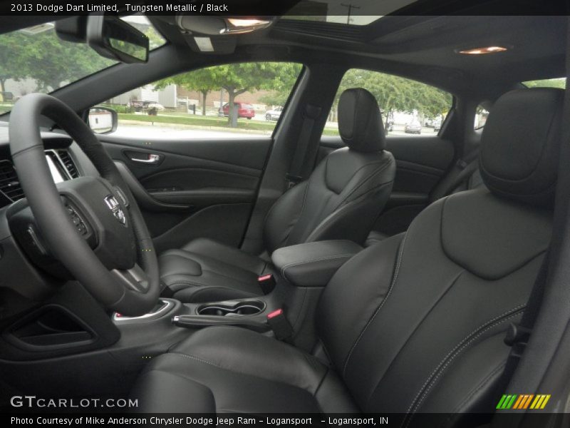 Tungsten Metallic / Black 2013 Dodge Dart Limited