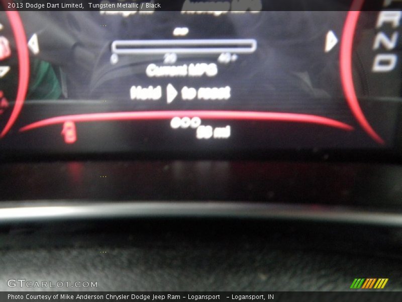 Tungsten Metallic / Black 2013 Dodge Dart Limited