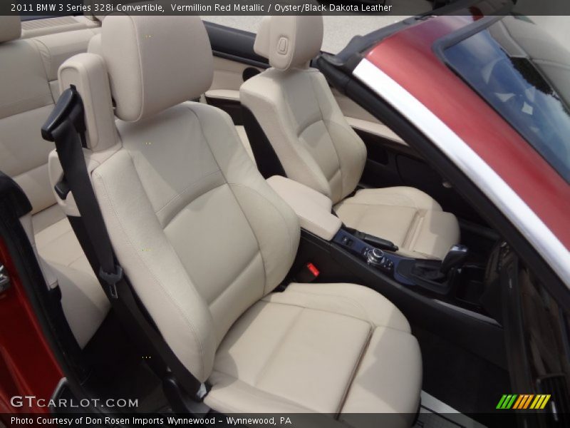 Vermillion Red Metallic / Oyster/Black Dakota Leather 2011 BMW 3 Series 328i Convertible