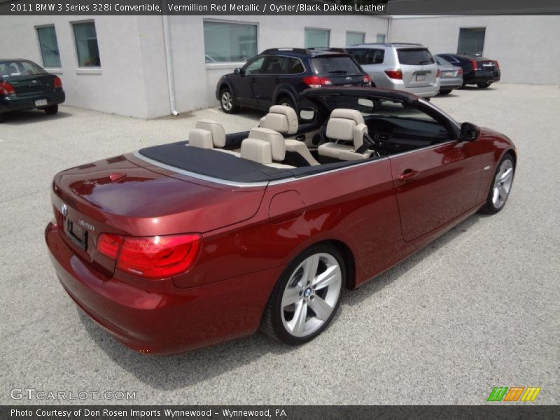 Vermillion Red Metallic / Oyster/Black Dakota Leather 2011 BMW 3 Series 328i Convertible