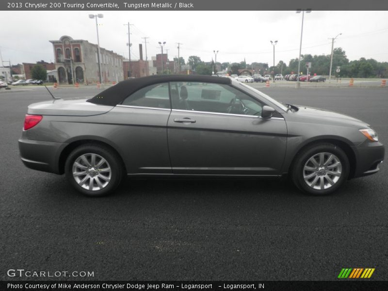 Tungsten Metallic / Black 2013 Chrysler 200 Touring Convertible