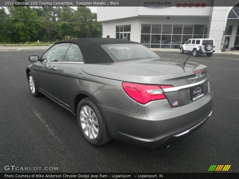 Tungsten Metallic / Black 2013 Chrysler 200 Touring Convertible