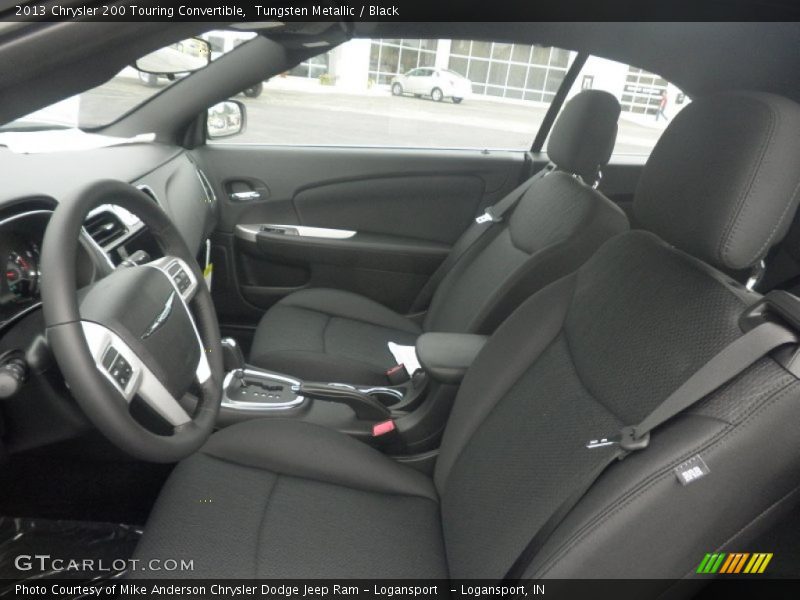Tungsten Metallic / Black 2013 Chrysler 200 Touring Convertible