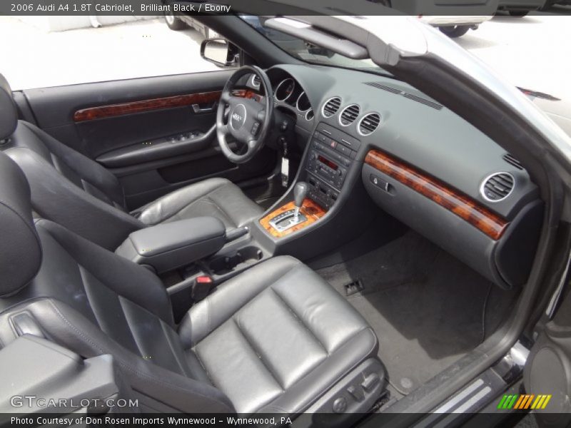  2006 A4 1.8T Cabriolet Ebony Interior