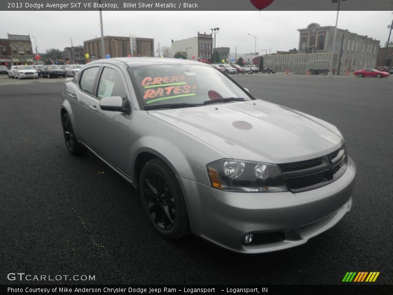 Billet Silver Metallic / Black 2013 Dodge Avenger SXT V6 Blacktop