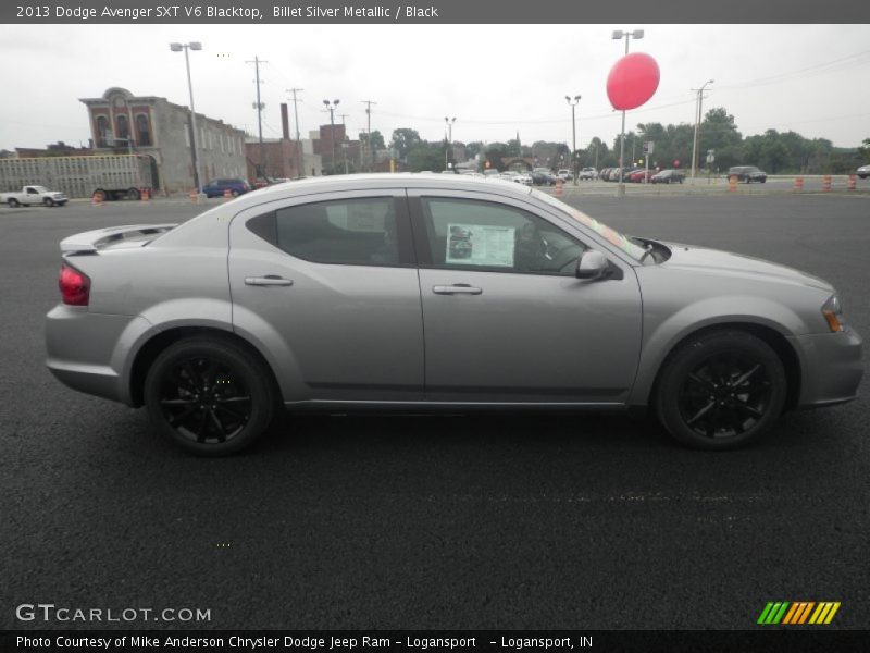 Billet Silver Metallic / Black 2013 Dodge Avenger SXT V6 Blacktop