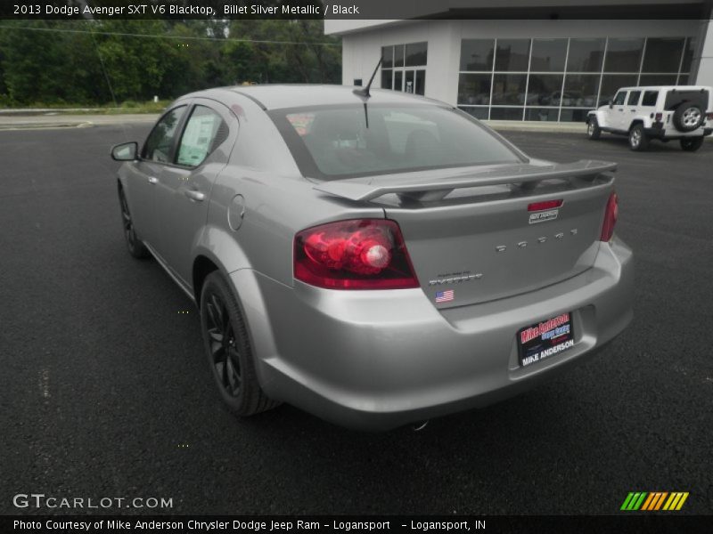 Billet Silver Metallic / Black 2013 Dodge Avenger SXT V6 Blacktop