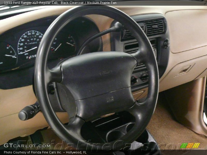 Black Clearcoat / Medium Prairie Tan 1999 Ford Ranger XLT Regular Cab