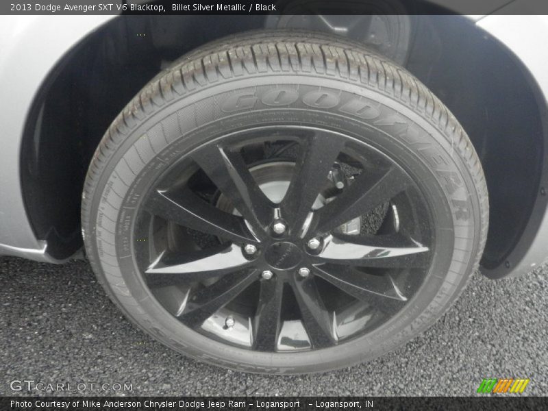 Billet Silver Metallic / Black 2013 Dodge Avenger SXT V6 Blacktop