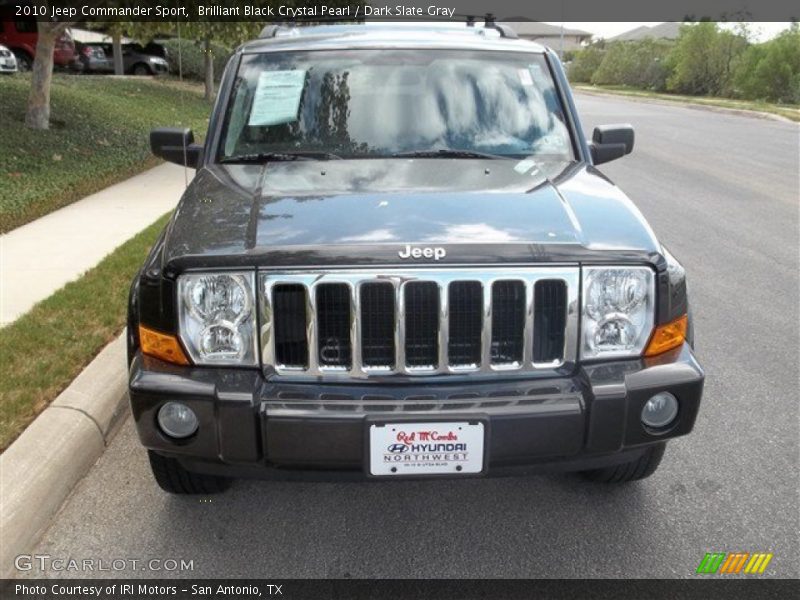 Brilliant Black Crystal Pearl / Dark Slate Gray 2010 Jeep Commander Sport