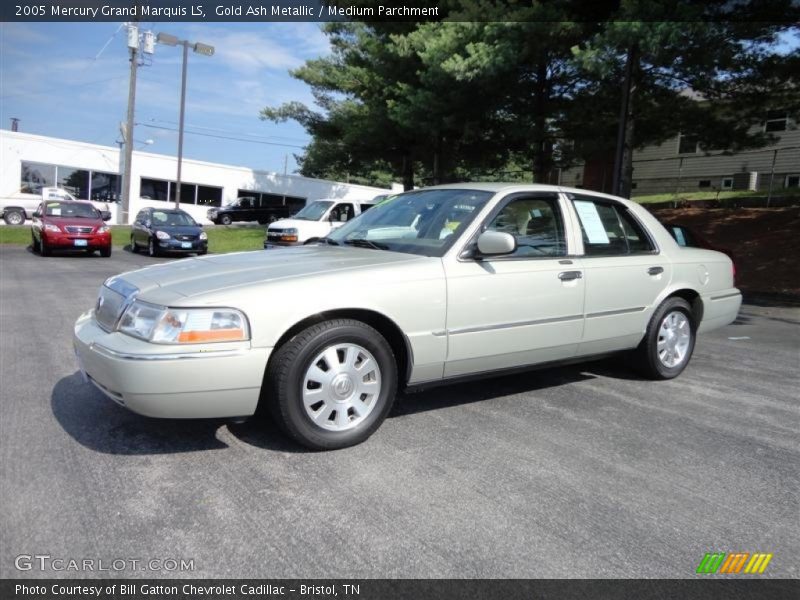 Gold Ash Metallic / Medium Parchment 2005 Mercury Grand Marquis LS