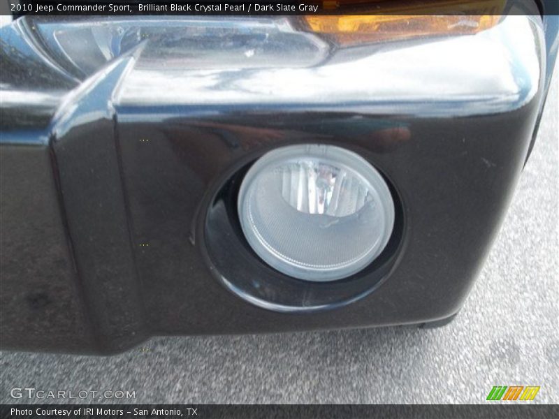 Brilliant Black Crystal Pearl / Dark Slate Gray 2010 Jeep Commander Sport