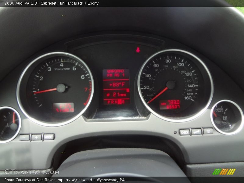  2006 A4 1.8T Cabriolet 1.8T Cabriolet Gauges