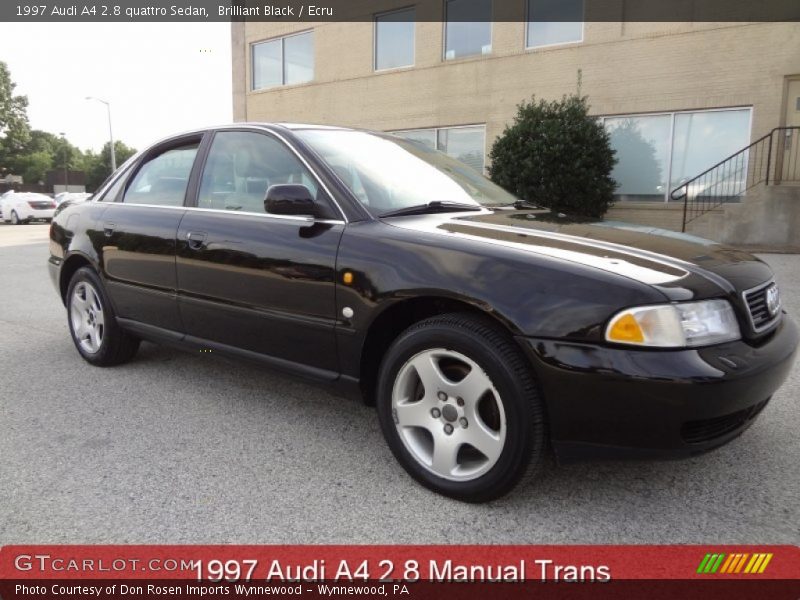 Brilliant Black / Ecru 1997 Audi A4 2.8 quattro Sedan
