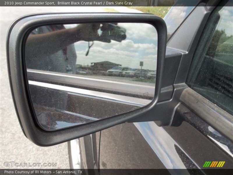 Brilliant Black Crystal Pearl / Dark Slate Gray 2010 Jeep Commander Sport