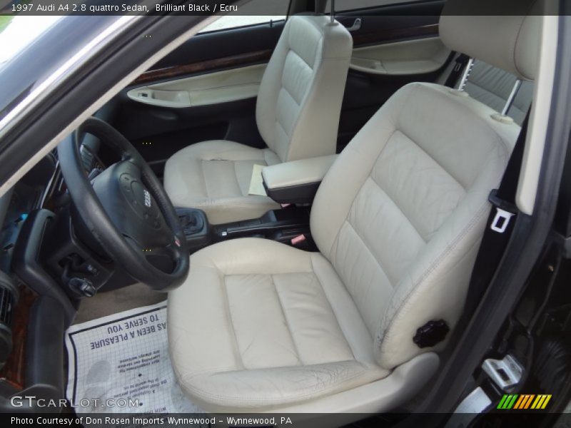 Brilliant Black / Ecru 1997 Audi A4 2.8 quattro Sedan