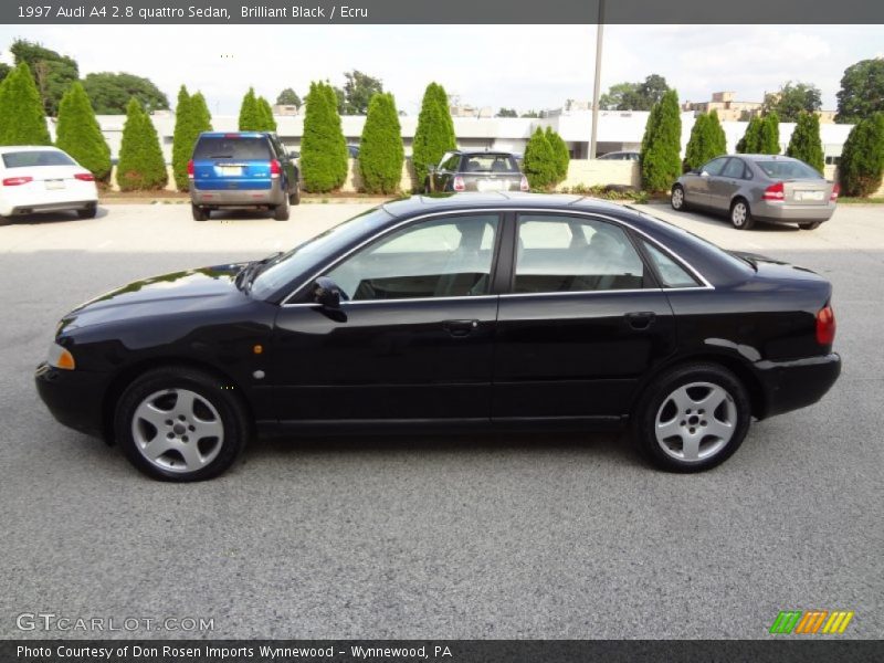 Brilliant Black / Ecru 1997 Audi A4 2.8 quattro Sedan