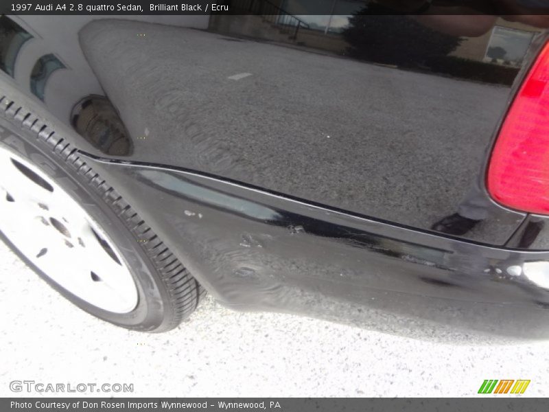 Brilliant Black / Ecru 1997 Audi A4 2.8 quattro Sedan