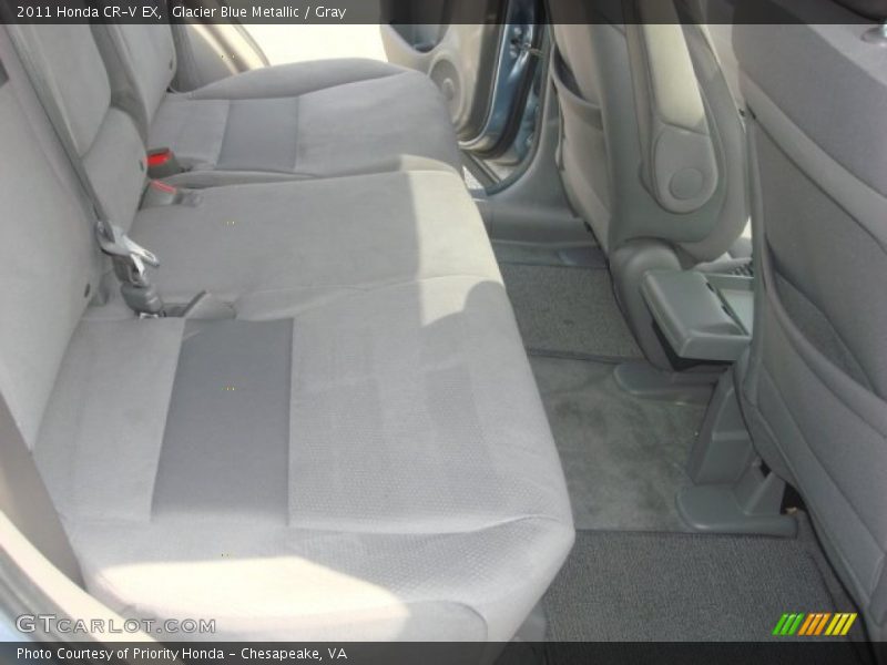 Glacier Blue Metallic / Gray 2011 Honda CR-V EX