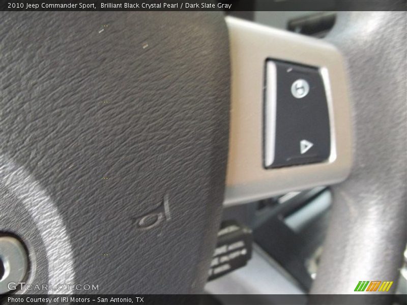 Brilliant Black Crystal Pearl / Dark Slate Gray 2010 Jeep Commander Sport