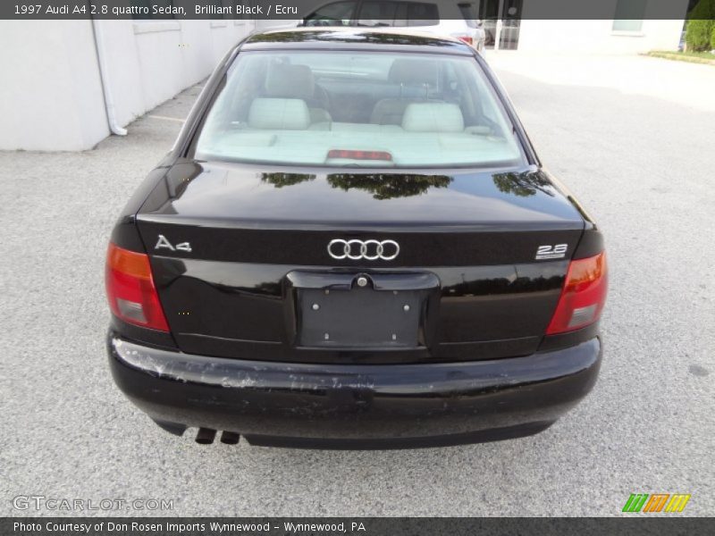 Brilliant Black / Ecru 1997 Audi A4 2.8 quattro Sedan