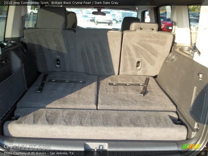 Brilliant Black Crystal Pearl / Dark Slate Gray 2010 Jeep Commander Sport