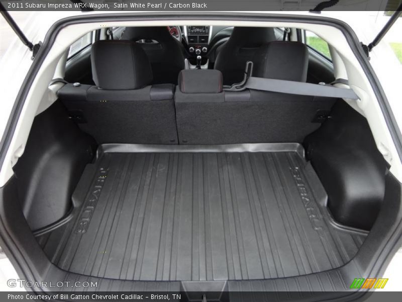 Satin White Pearl / Carbon Black 2011 Subaru Impreza WRX Wagon