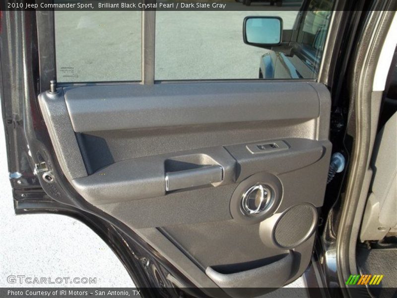 Brilliant Black Crystal Pearl / Dark Slate Gray 2010 Jeep Commander Sport