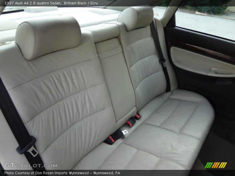 Rear Seat of 1997 A4 2.8 quattro Sedan