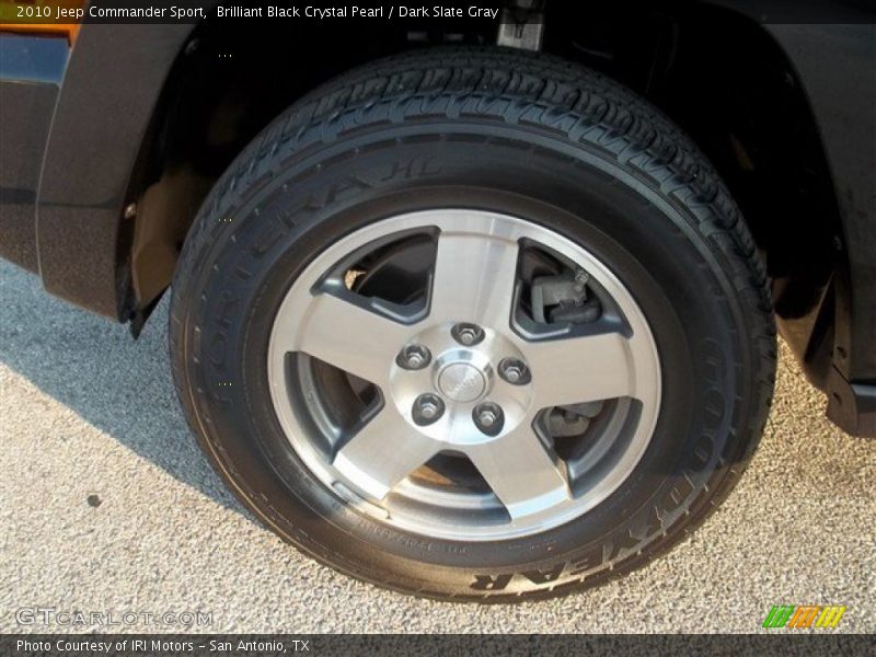 Brilliant Black Crystal Pearl / Dark Slate Gray 2010 Jeep Commander Sport