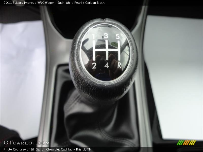 Satin White Pearl / Carbon Black 2011 Subaru Impreza WRX Wagon