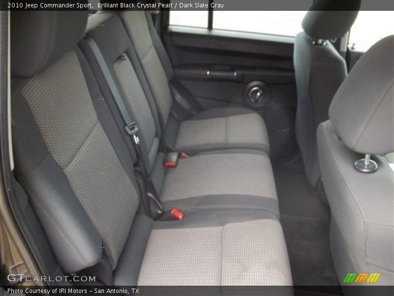 Brilliant Black Crystal Pearl / Dark Slate Gray 2010 Jeep Commander Sport
