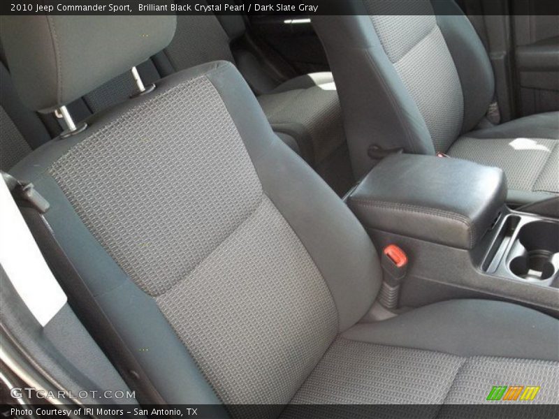 Brilliant Black Crystal Pearl / Dark Slate Gray 2010 Jeep Commander Sport