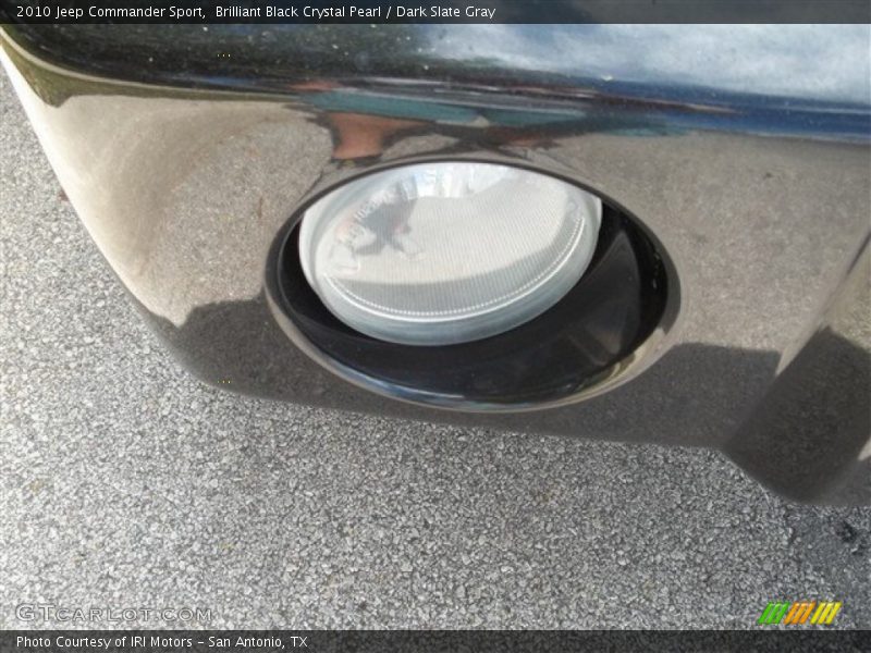 Brilliant Black Crystal Pearl / Dark Slate Gray 2010 Jeep Commander Sport