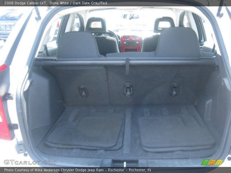 Stone White / Dark Slate Gray/Red 2008 Dodge Caliber SXT