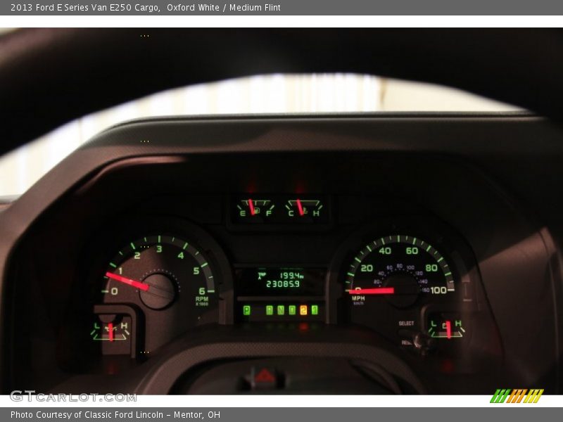  2013 E Series Van E250 Cargo E250 Cargo Gauges