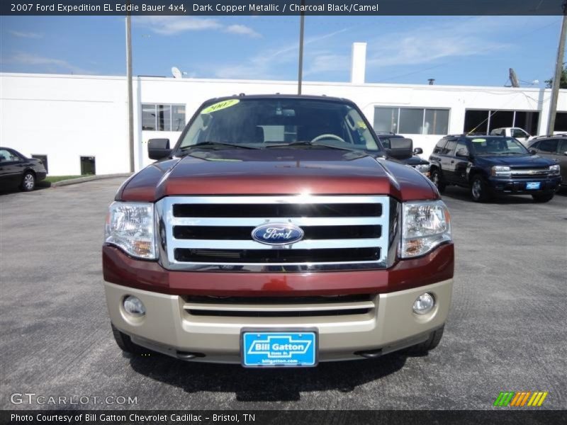 Dark Copper Metallic / Charcoal Black/Camel 2007 Ford Expedition EL Eddie Bauer 4x4