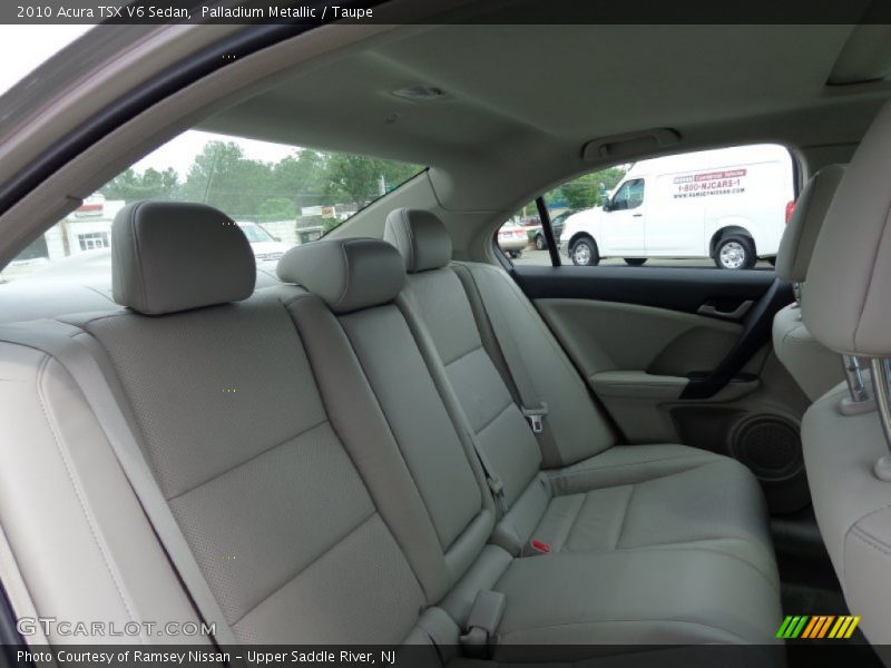 Palladium Metallic / Taupe 2010 Acura TSX V6 Sedan