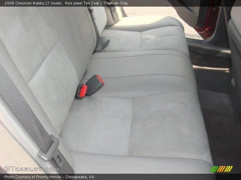 Red Jewel Tint Coat / Titanium Gray 2008 Chevrolet Malibu LT Sedan