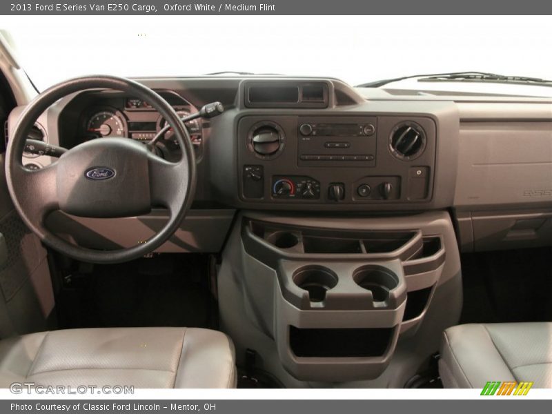 Dashboard of 2013 E Series Van E250 Cargo