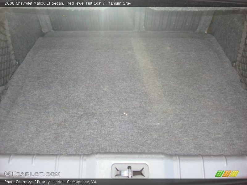 Red Jewel Tint Coat / Titanium Gray 2008 Chevrolet Malibu LT Sedan