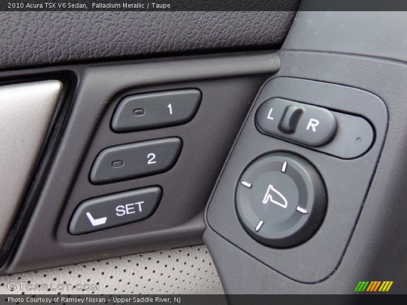 Palladium Metallic / Taupe 2010 Acura TSX V6 Sedan