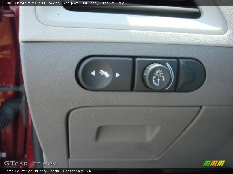 Red Jewel Tint Coat / Titanium Gray 2008 Chevrolet Malibu LT Sedan