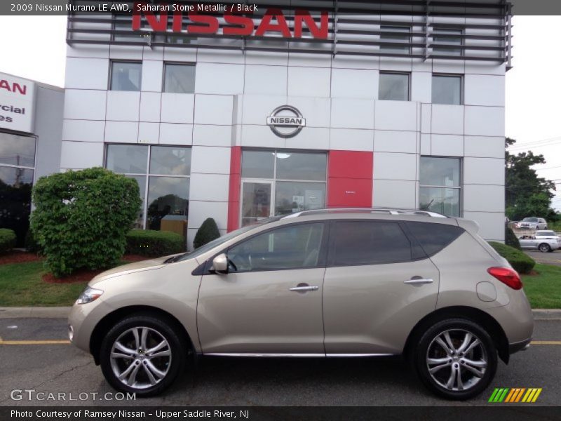 Saharan Stone Metallic / Black 2009 Nissan Murano LE AWD