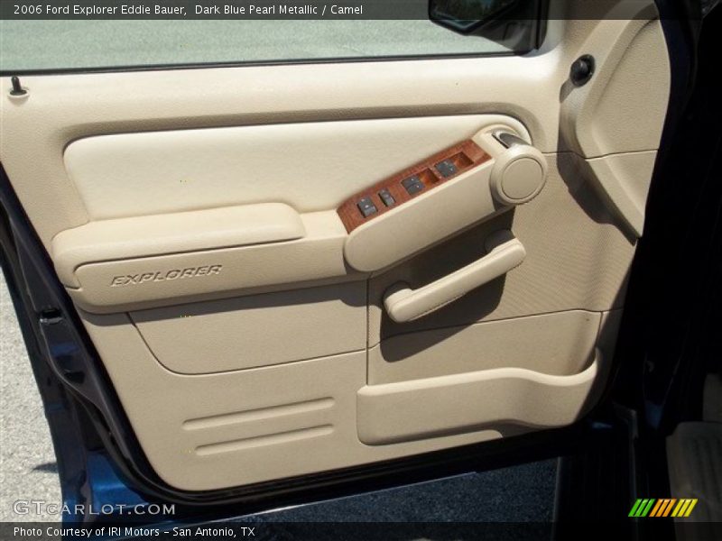 Dark Blue Pearl Metallic / Camel 2006 Ford Explorer Eddie Bauer