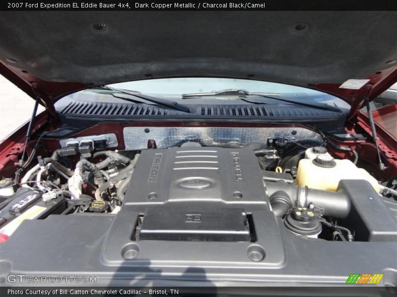 Dark Copper Metallic / Charcoal Black/Camel 2007 Ford Expedition EL Eddie Bauer 4x4