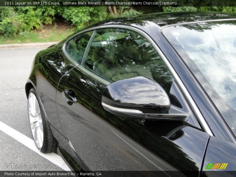 Ultimate Black Metallic / Warm Charcoal/Warm Charcoal/Cranberry 2011 Jaguar XK XKR175 Coupe