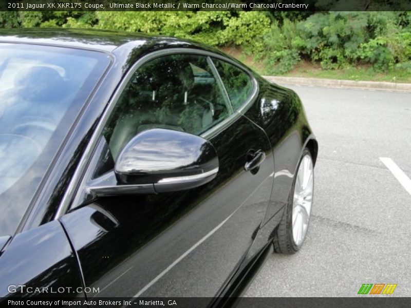 Ultimate Black Metallic / Warm Charcoal/Warm Charcoal/Cranberry 2011 Jaguar XK XKR175 Coupe