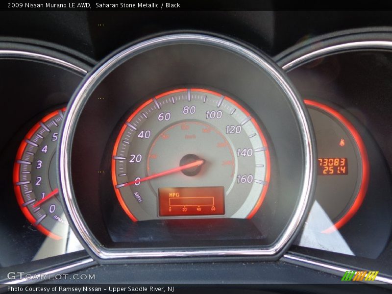 Saharan Stone Metallic / Black 2009 Nissan Murano LE AWD